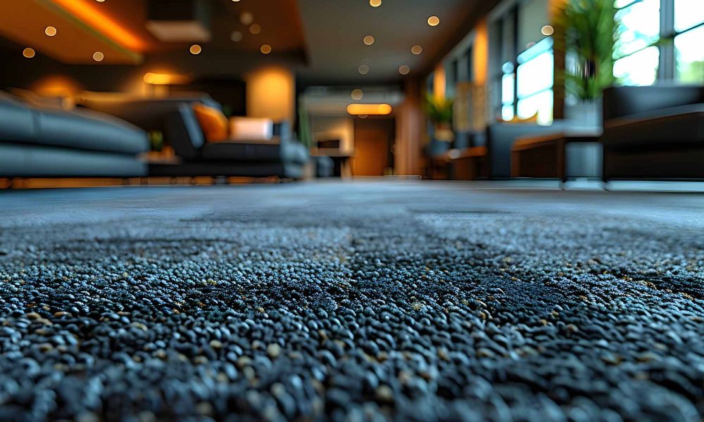 Professional dry cleaning service for office carpets